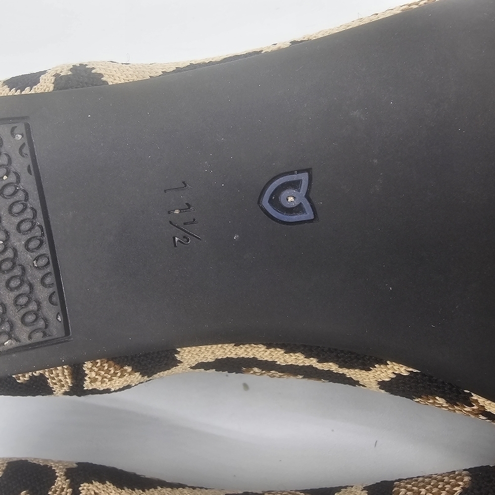 Rothy's Women's The Point Big Cat Flat in Leopard Size 11.5 - Picture 7 of 10